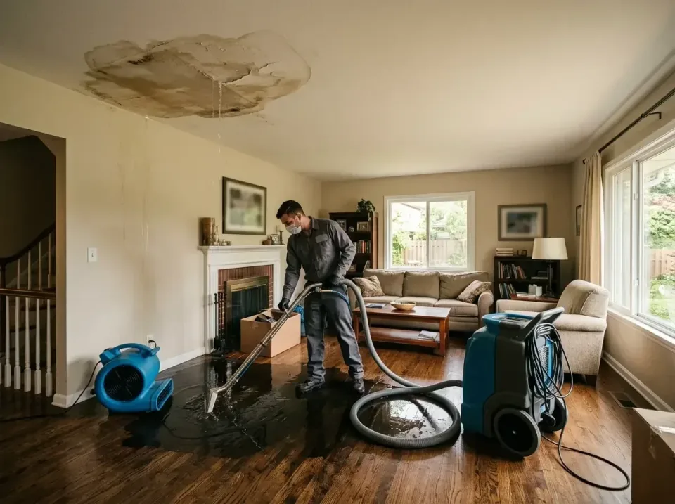 attic-pipe-burst-ceiling-drip-008 — frequently asked questions, Water Damage Restoration & Carpet Care in Kingston Estates,…